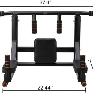4 Pack of Wall Mounted iron hook with multiple types of screws for Wall Mounted Pull Up Bar Chin Up bar station For indoor and outdoor