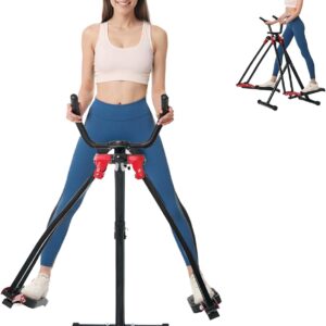 Air Walker Exercise Machine,Cardio Cross Trainer Glider for Home Exercise,Foldable Full Body Workout Equipment,Suitable for Small Spaces,350LBS Weight Capacity