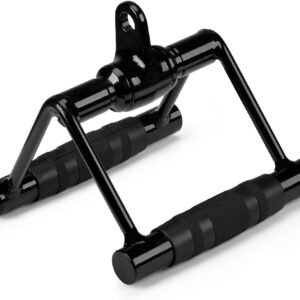 Yes4All Cable Machine Attachment, Double D Handle & Tricep Rope Cable Attachment, Weight Machine Accessories Load 880 LB for Home Gym