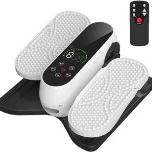 Under Desk Elliptical Machine, Electric Ellipse Leg Exerciser as Seen on TV,12 Speeds Leg Exerciser While Sitting for Seniors, Quiet Pedal Exerciser with Remote Control for Home Office
