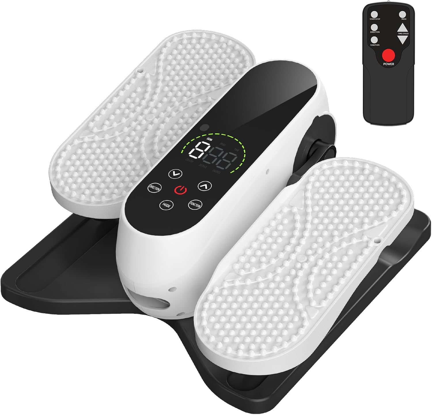 Under Desk Elliptical Machine, Electric Ellipse Leg Exerciser as Seen on TV,12 Speeds Leg Exerciser While Sitting for Seniors, Quiet Pedal Exerciser with Remote Control for Home Office