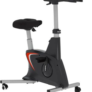 FLEXISPOT Exercise Bike with 2D Desktop, Space Saving Under Desk Bike with Removable Desk, Stationary Bikes Indoor Bikes with 300LBS Heavy Duty 8-Level Resistance Flywheel Optional LCD, V9PRO/V9MAX