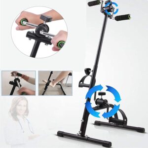 Portable Mini Exercise Pedal Machine – Under Desk Mini Exercise Bike, Pedal Exerciser for Seniors, Under Desk Pedal Exerciser, Pedal Exerciser Foot Cycle Arm Leg, Under Desk Elliptical Machine