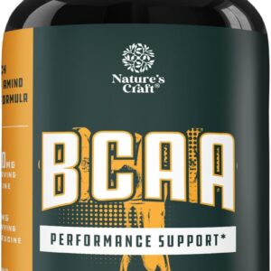 Branch Chain Amino Acids Supplement – Vegan BCAA Tablets Post Workout Muscle Recovery and Muscle Growth Support – Branched Chain Amino Acids Supplement for Men and Womens Workout Recovery 60 Count