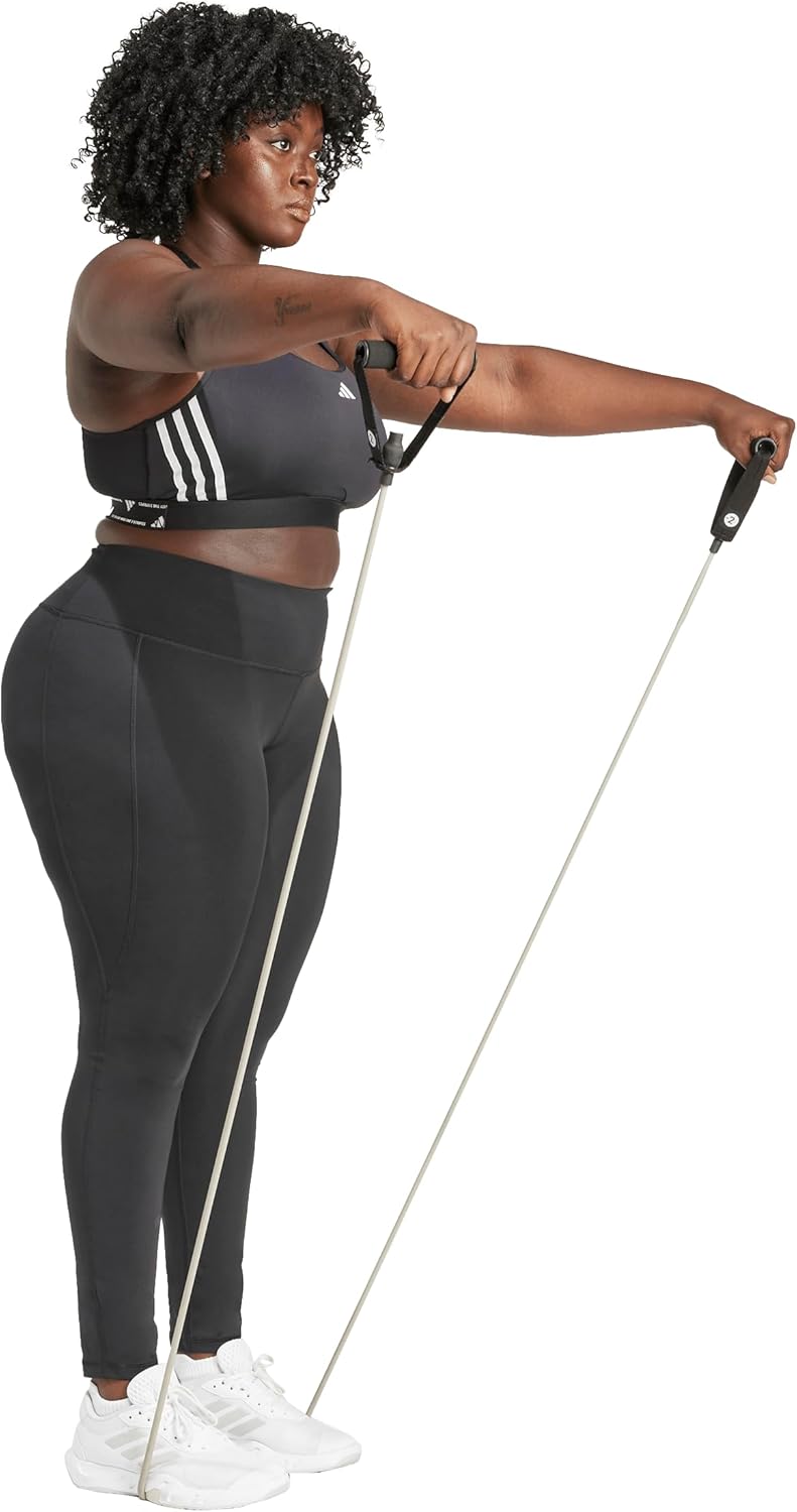 adidas Women's Optime Essentials Stash Pocket Full Length Leggings - Image 3