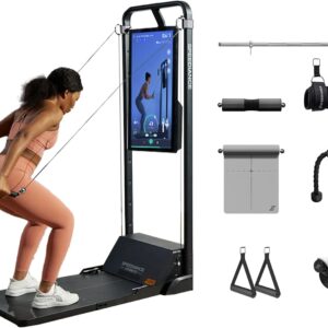 Speediance Gym Monster Smart Home Gym, Multifunctional Strength Training Machine, Smith Machine Power Cage Workout Station, Squat Rack Cable Machine, Full Body Fitness Equipment for Home Workout