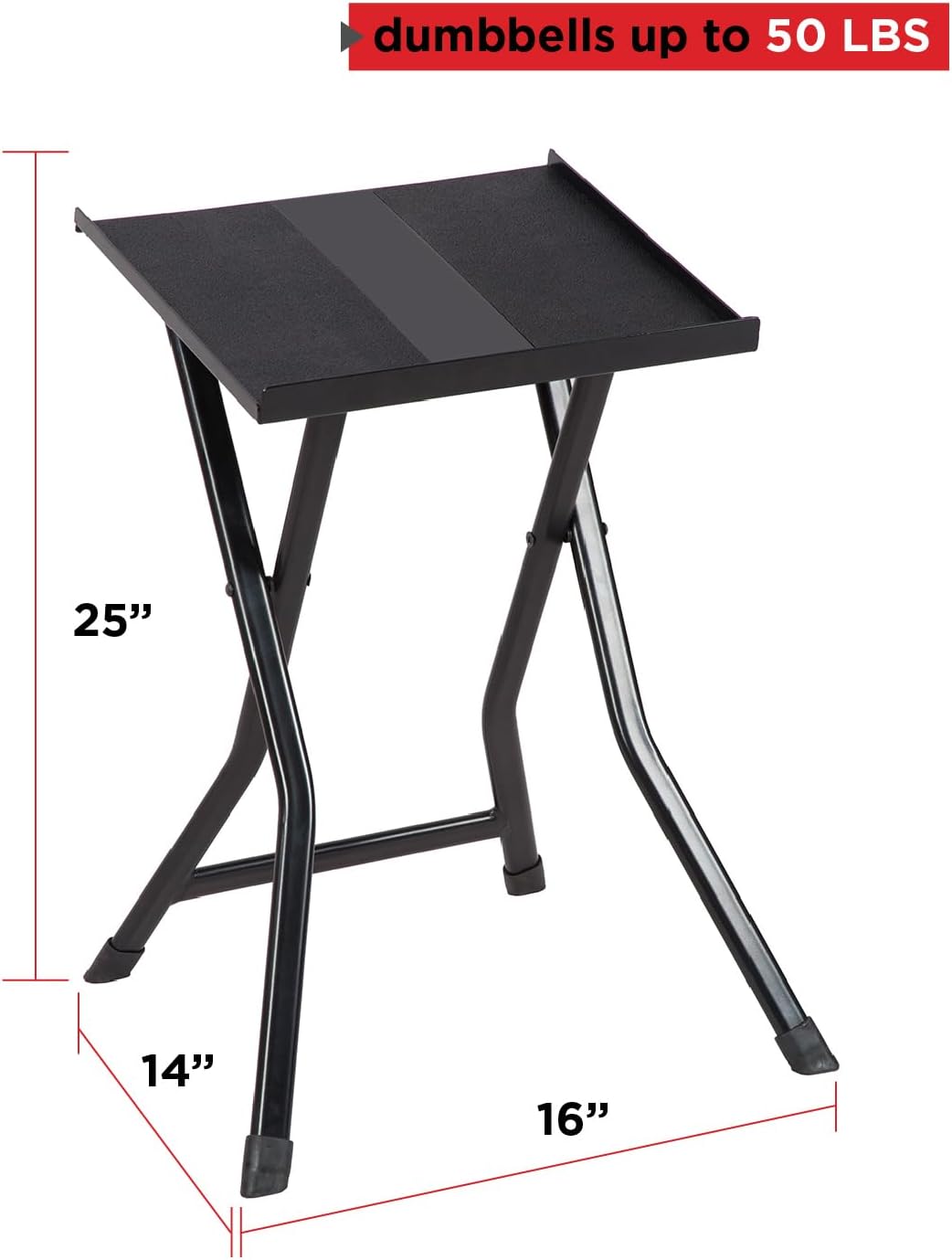 PowerBlock Small Compact Stand, Dumbbell Rack & Weight Rack, Folds Flat For Easy Storage, Use with PowerBlock Expandable Dumbbells, Home Gym Strength Training, Pack of 1 - Image 2