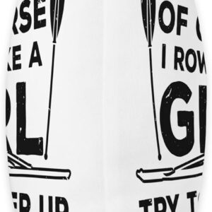 Funny Rowing For Women Girls Paddling Oar Row Machine Rower Throw Pillow