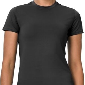5-Pack Women’s Compression Shirts Short Sleeve Workout Tops Athletic Baselayer Quick Dry Gym Yoga Running T-Shirt