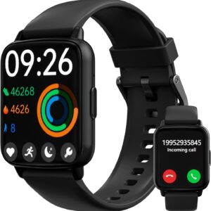 Smart Watches for Men Women Fitness – Fitness Tracker with Monitor iP68 Waterproof 100+ Sport Mode Activity Trackers Compatible iPhone Android Phones