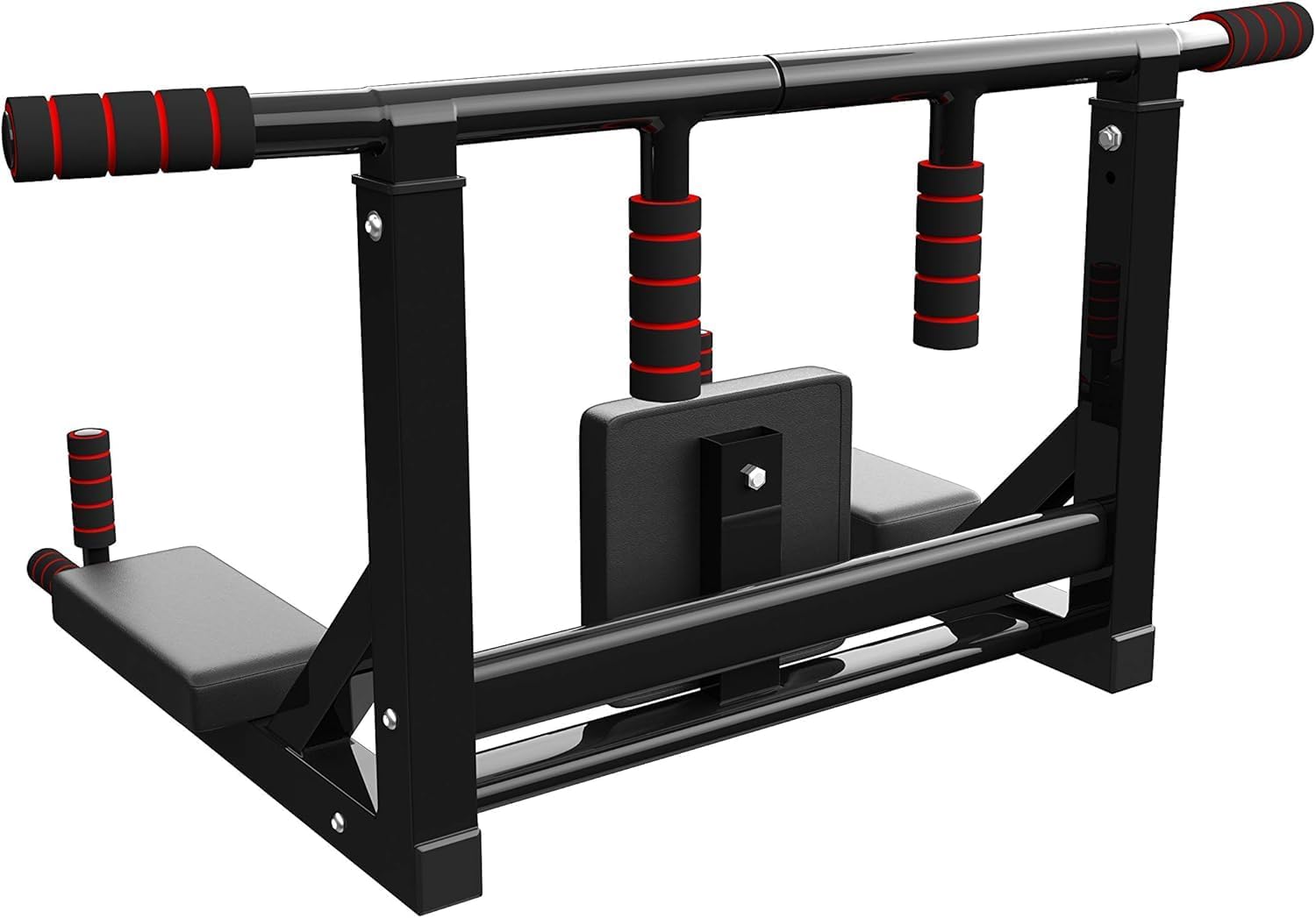 Multifunctional Wall Mounted Pull Up Bar Chin Up Bar Dip Station for Home Gym Workout - Image 7