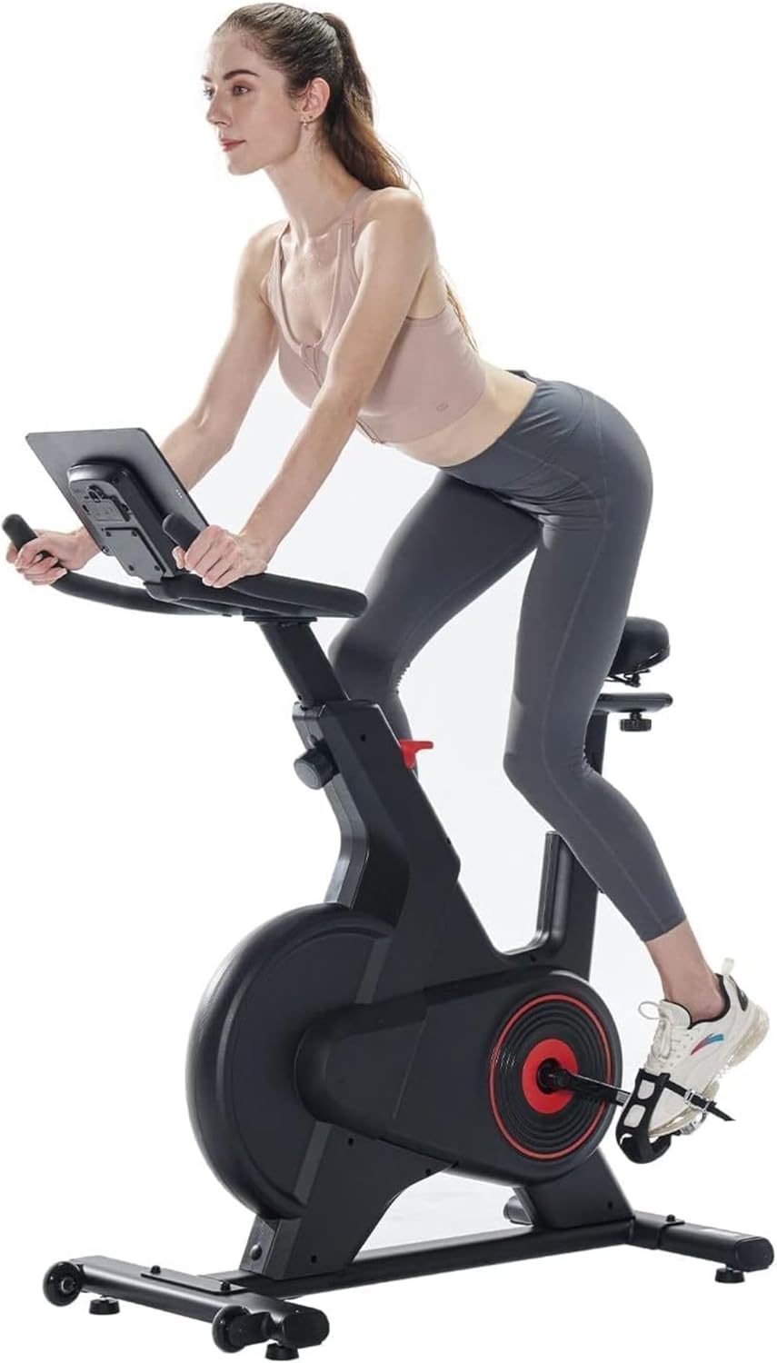 yoyomax Exercise Bike, Stationary Bicycle, Indoor Cycling Bike/Magnetic Stationary Bike - Fitness Stationary Bicycle Machine with Comfortable Seat Cushion & Digital Display with Pulse - Image 4