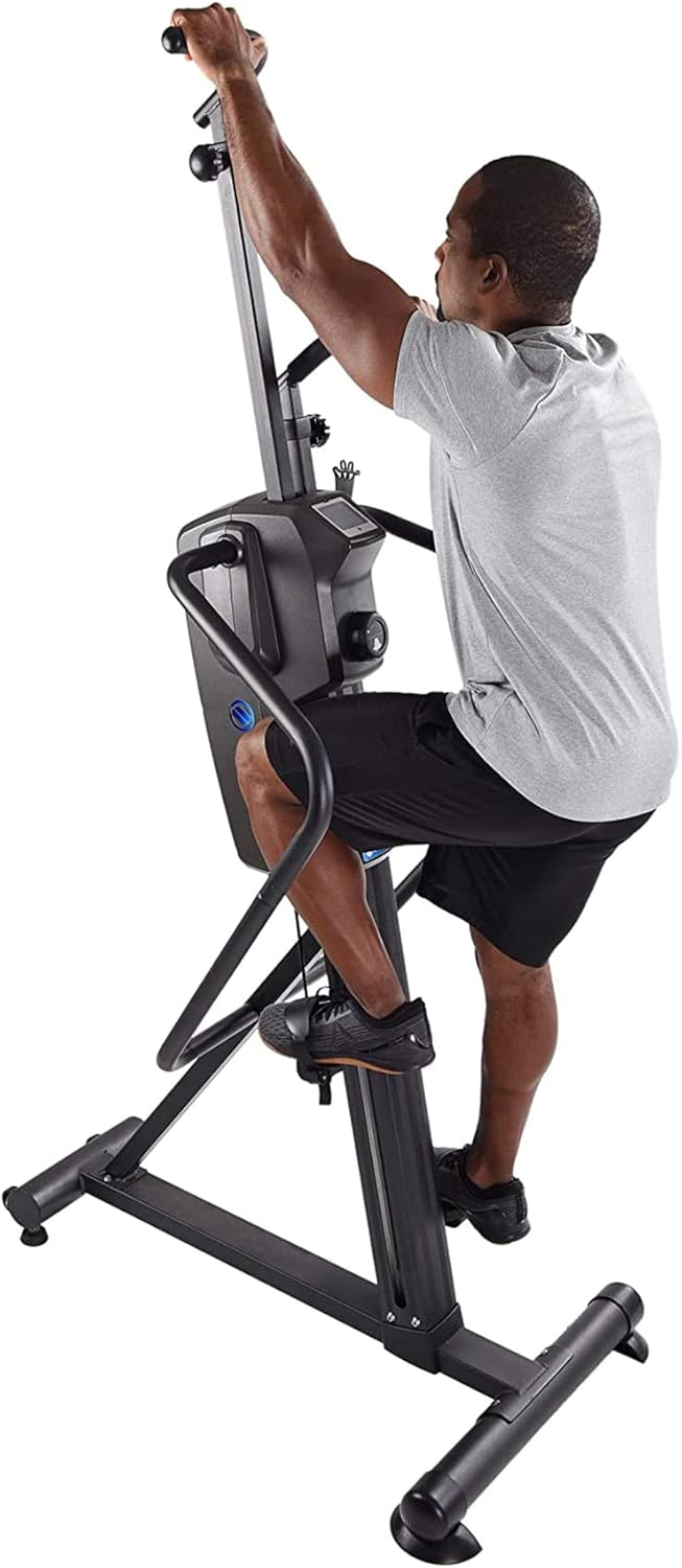 Stamina Products Cardio Climber Home Workout Fitness Exercise Machine with Smart Coaching, LCD Monitor, And Wheels for Easy Storage - Image 8