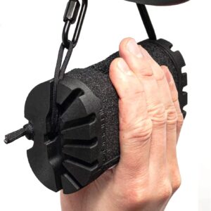 Duonamic PowrHolds Grip Strength Trainer | Portable Finger Training Tool for Climbers | Compact, Safe & Travel-Friendly | Pairs with Eleviia Doorway Pull Up Bar | Train at Home, Gym, or Outdoors