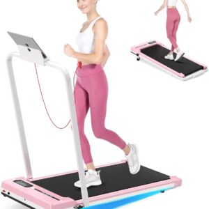 Walking Pad Treadmill, Under Desk Treadmill for Home & Office, Wide Running Belt, Remote Control, Installation Free, Easy to Move, 300 LB Capacity