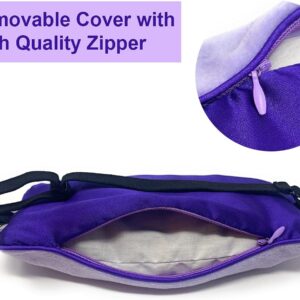 Weighted Eye Mask for Sleeping – Lavender Eye Pillow for Yoga, Meditation, Relaxation Headache, Migraine, Sinus Pain Relief