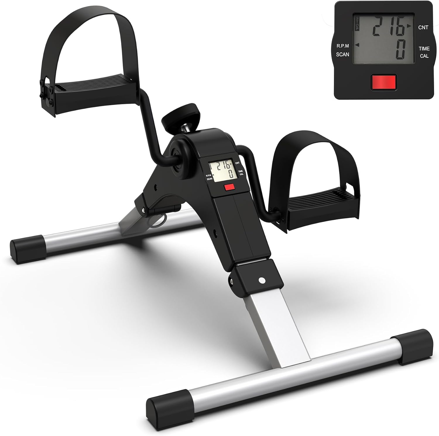 Exercise Bike- Stationary Bikes for Home - Adjustable Workout Bike, Professional Exercise Bikes for Home, Efficient Workout Bike with Smartphone Mount & Digital Pulse Display