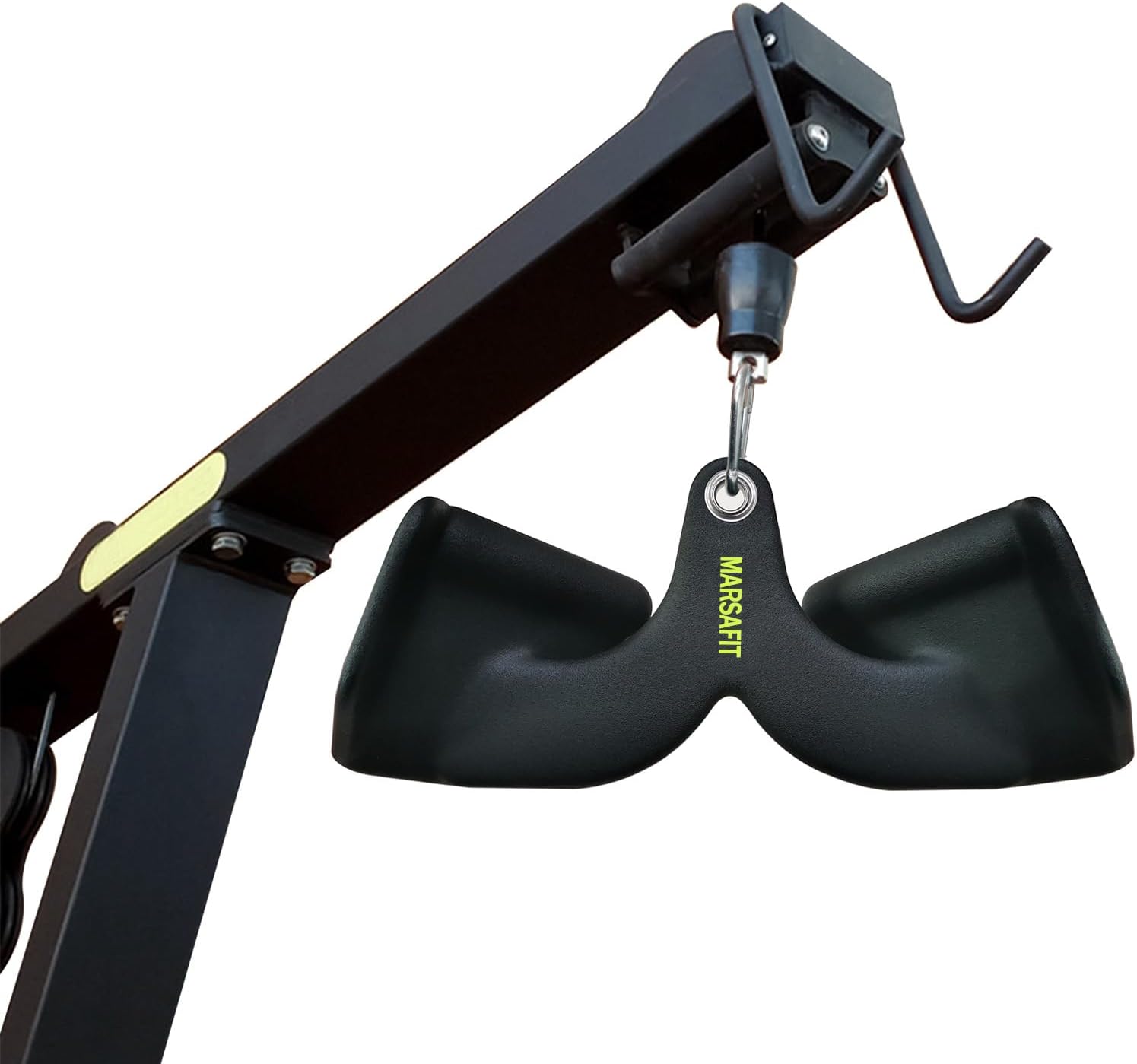 Home Gym Fitness Rowing T-bar V-bar Pulley Cable Machine Attachment, Bicep Curl Tricep Lat pulldown Bar Back Strength Training Handle Grips Lat Pull Down Bar for Seat Row Workout - Image 8
