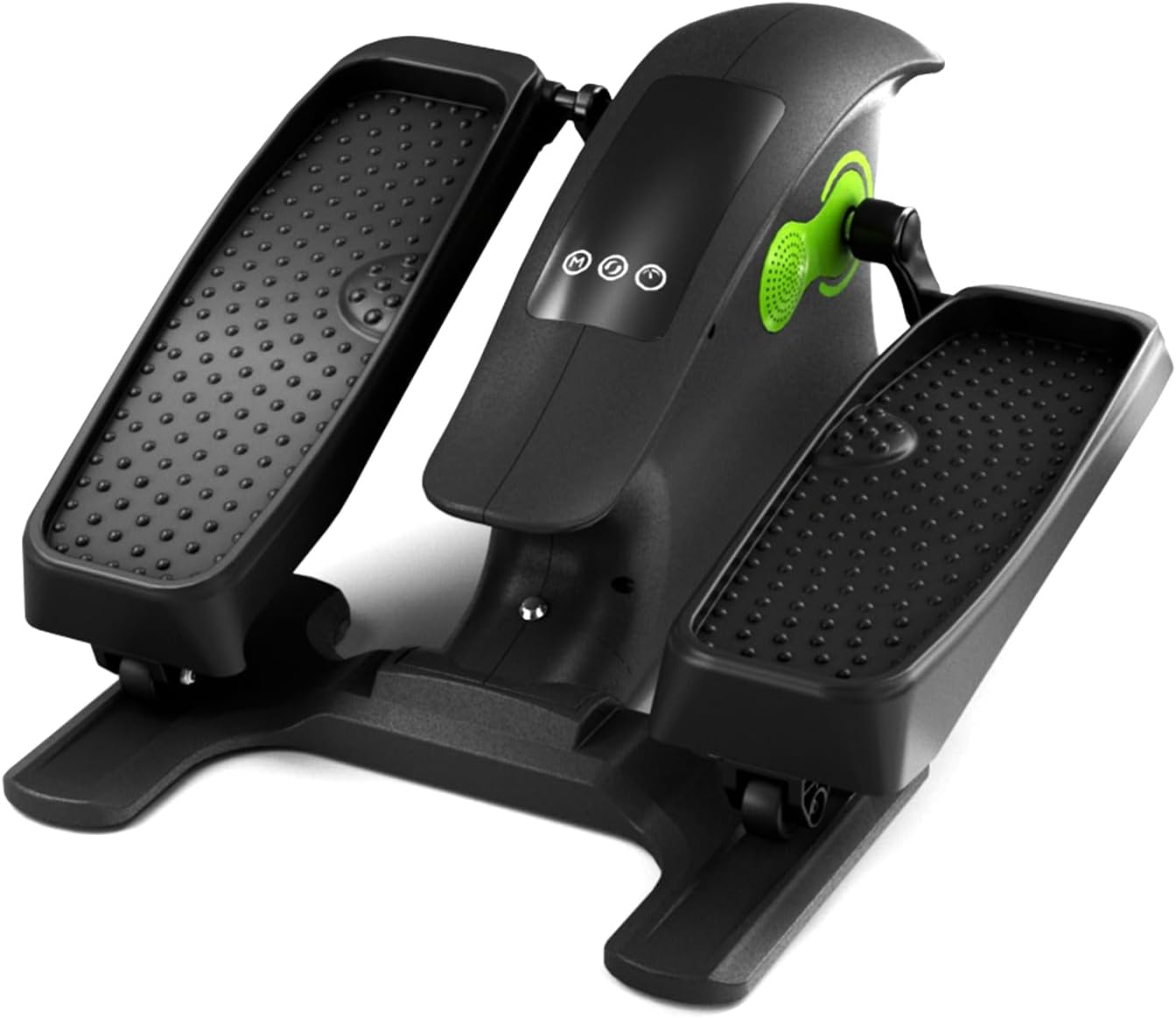 Under Desk Elliptical, Portable Seated Elliptical Exercise Machine, with Touch Screen Control Panel and Remote Control for Home or Office Use. Bluetooth Connectivity Enabled.