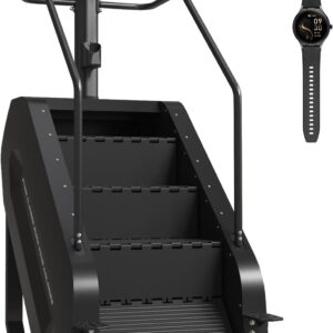 SPART Stair Climber with LED Screen, Commercial Grade Stepmill Exercise Machine, 15 Speed Levels Stair Climber Stepping Machine for Cardio and Lower Body Workouts, 660LBS, 15-164 Steps/Minute