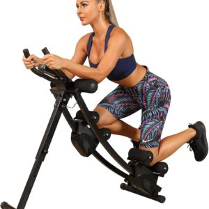 Ab Machine Multi-Functional Exercise Equipment for Home Gym, Height Adjustable Abs Workout Equipment