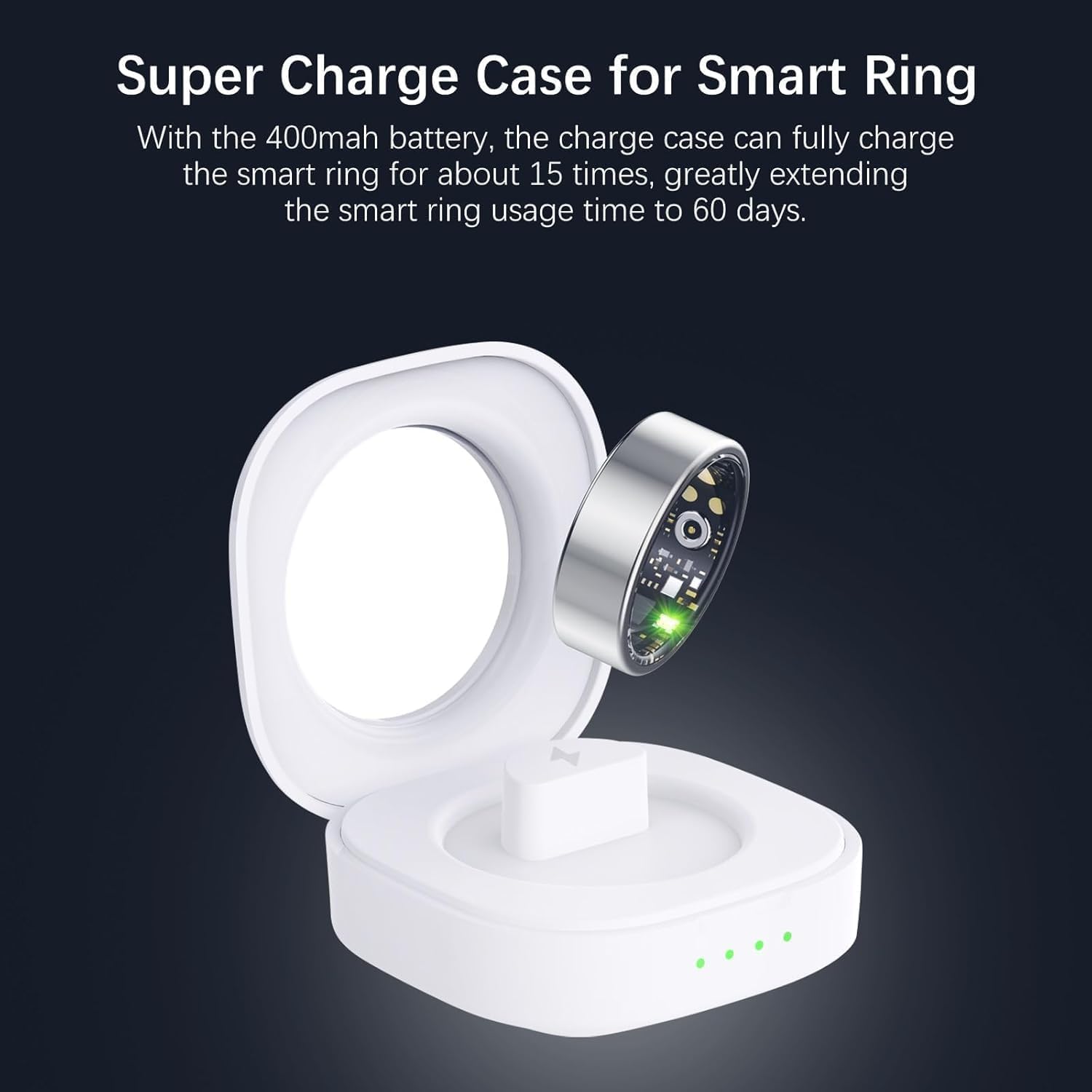 Smart Rings for Women Men, Fitness Ring with Heart Rate, Blood Oxygen, HRV, Pressure, Sleep Tracker, Step Tracker, No Subscription Fee, IP68 Waterproof Smart Ring for iPhone & Android (Silver 8#) - Image 8