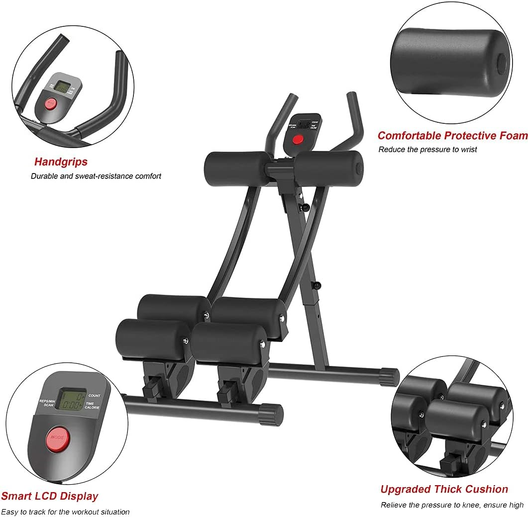 Ab Machine Multi-Functional Exercise Equipment for Home Gym, Height Adjustable Abs Workout Equipment - Image 5