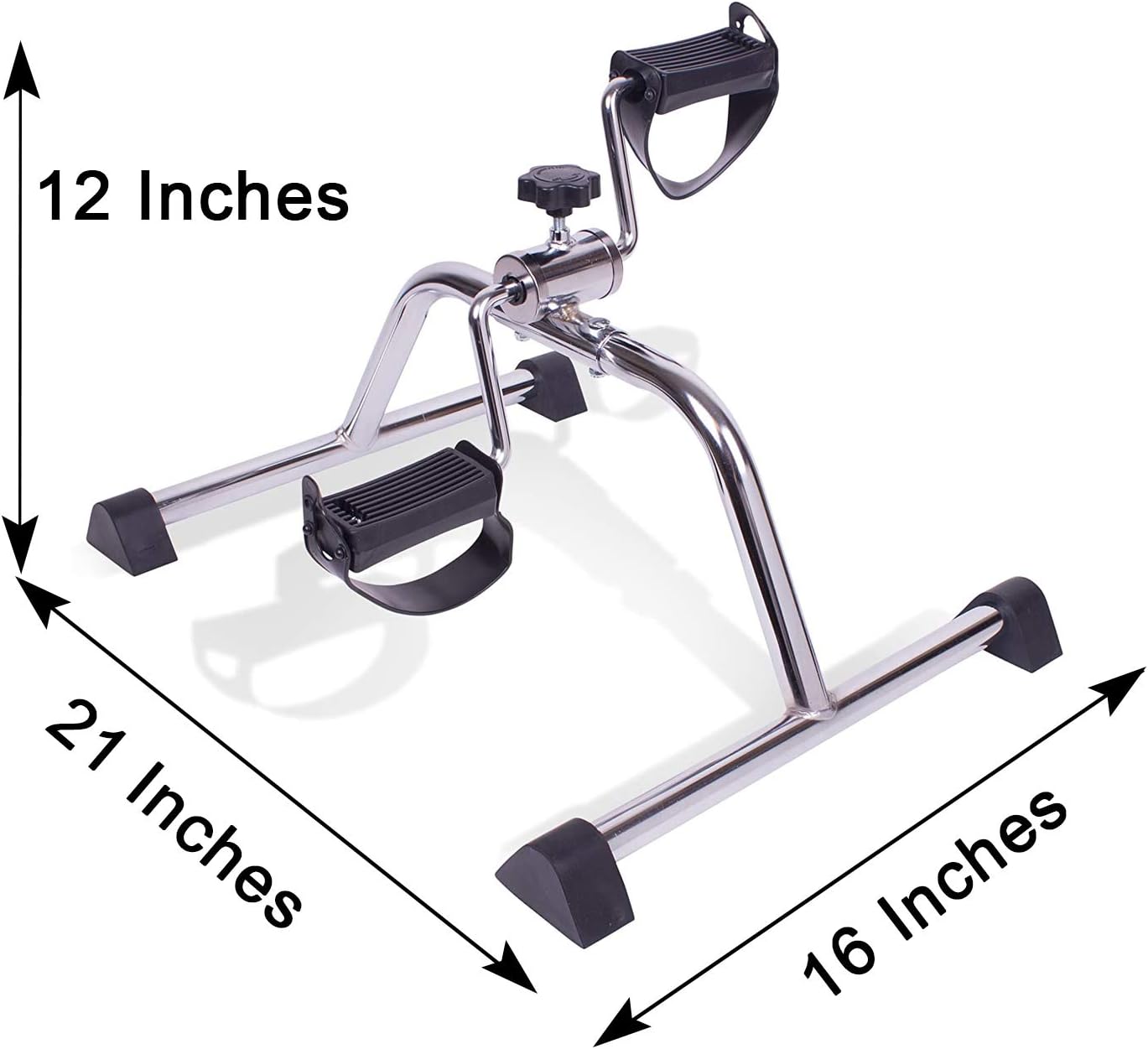 Carex Under Desk Pedal Exerciser - Compact Exercise Equipment for Arms and Legs - Great for Elderly, Seniors, Disabled or Office Use - Image 5