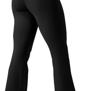 Women’s Yoga Pants Bootcut Flare Leggings Flared Bell Bottom Leggings High-Waisted Workout Pants Tummy Control