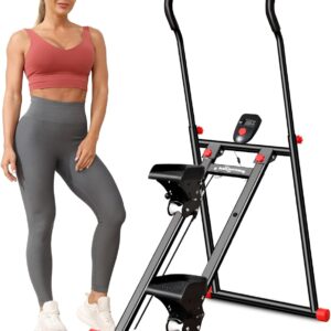 BODYRHYTHM New Stair Stepper for Home Gym Exercise, Vertical Climber Machine for Full Body Workout, Foldable Cardio Exercise Machine, Stair Climber with Adjustable Handlebar & Pedals