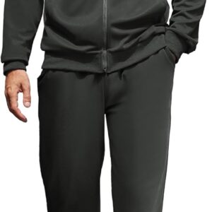 COOFANDY Men’s Tracksuits Casual Sweatsuit 2 Piece Full Zip Athletic Jogging Suit Sets Sport Sweat Suit