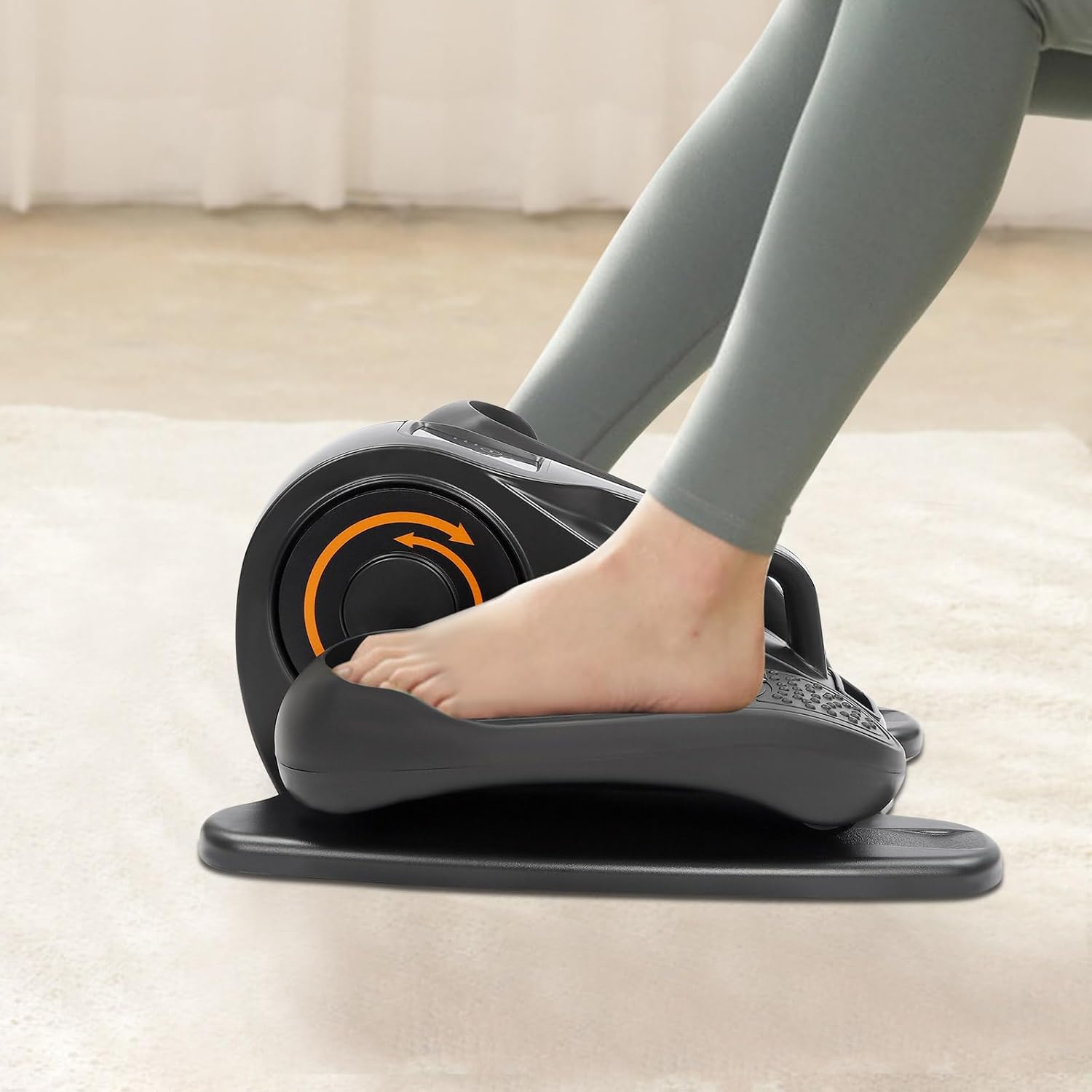 Under Desk Elliptical Machine, Electric Seated Leg Exerciser, Under Desk Elliptical Machine and Foot Pedal Exerciser, Auto & Manual Modes for Home & Office - Image 7