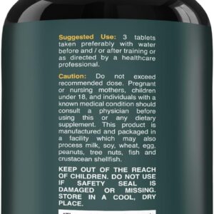 Branch Chain Amino Acids Supplement – Vegan BCAA Tablets Post Workout Muscle Recovery and Muscle Growth Support – Branched Chain Amino Acids Supplement for Men and Womens Workout Recovery 60 Count