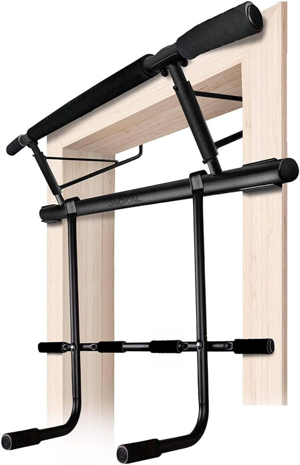 2025 Upgraded Pullup Bar and Dip Bar Station - FULL BODY Home Gym, Easy Storage, Power Tower Dip Station and Pull-up Bar for Doorway, Collapsible Dip Station, No Door Damage, High Weight Capacity, 2025 Upgraded Bodyweight Workout Station - Image 3