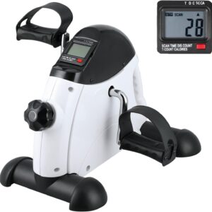 Mini Exercise Bike, Uten Under Desk Bike Pedal Exerciser, Peddler Exerciser