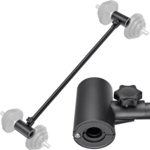 Kipika Adjustable Dumbbell to Barbell Converter – EZ Curling Bar Adapter – Versatile Weightlifting Equipment for Home Gym