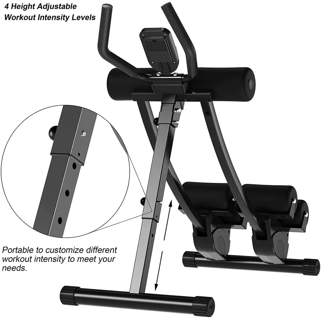 Ab Machine Multi-Functional Exercise Equipment for Home Gym, Height Adjustable Abs Workout Equipment - Image 4
