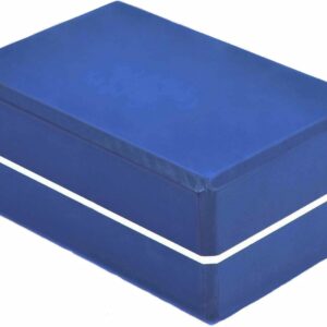 Sunshine Yoga 4″ High Density Yoga Block, 10 Pack Striped Yoga Blocks, Firm and Supportive EVA Foam Yoga Brick, Balance Foam for Stretching, Pilates, and Workout, 4″ x 6″ x 9″