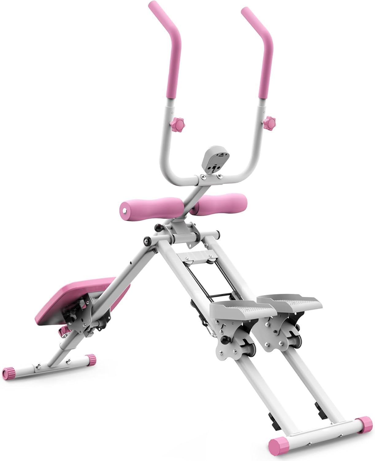 2 in 1 Stair Stepper And Ab Workout Machine, Stepper Machine with Adjustable Handlebar, Vertical Climber Workout Equipment for Home Gym, Core and Glute Workouts Equipment for Women - Image 9