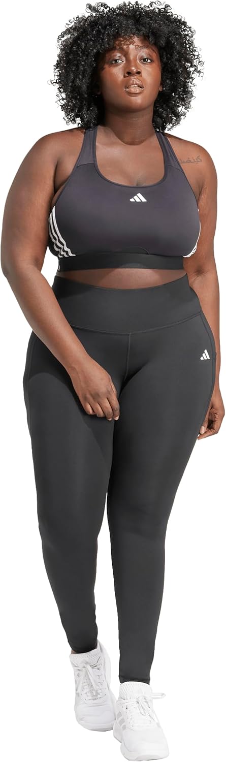 adidas Women's Optime Essentials Stash Pocket Full Length Leggings