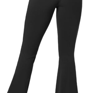 IUGA Flare Leggings for Women Tummy Control Flared Leggings No Front Seam Yoga Pants Women High Waisted Workout Bell Bottoms
