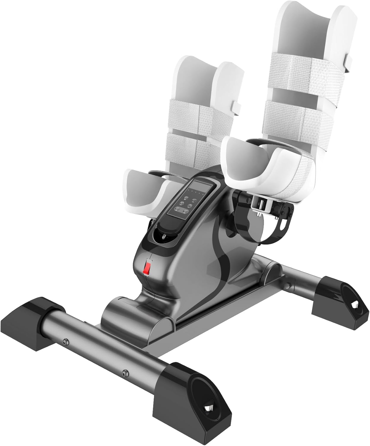 Mini Exercise Bike Electric Pedal Exerciser with Upgraded Non-slip Base Remote Control Indoor Under Desk Bike for Hand, Arm, Knee, Leg Home Recovery Workout Equipment Elderly Motorized Exerciser - Image 8