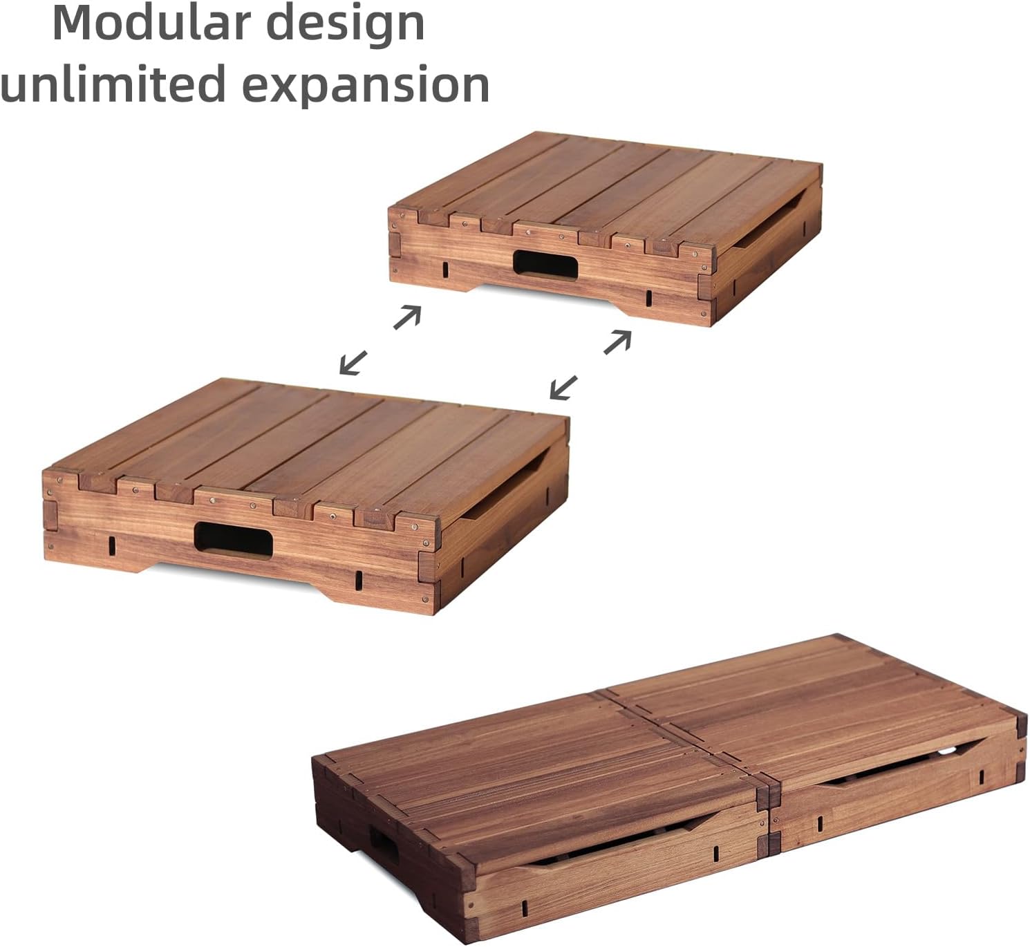 Wooden Platform 3.7" Height.One Step Stool Larger 31.5" for Adults&Senior. Carbonization Porch Step,Stair Assist Indoor&Outdoor,Bedside Foot Stepper,Mobility Stepping.for Handicap,Elderly,Kids - Image 5