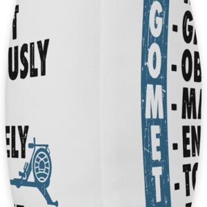 Ergometer Rowing Exercise Machine Erg Crew Rower Coxswain Throw Pillow