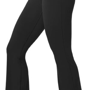 IUGA Flare Leggings for Women Tummy Control Flared Leggings No Front Seam Yoga Pants Women High Waisted Workout Bell Bottoms