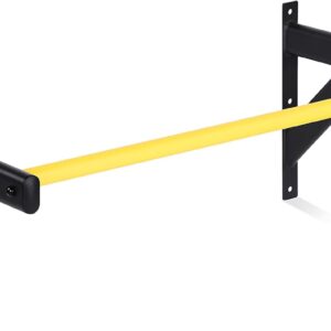 Ziva Performance Multi-Grip Pull Up Bar – Wall Mounted Pullup Bar 53.14 x 19.68 x 18.89 Inches – Made With Heavy Gauge Solid Steel – Wide Grip, Non-Slip, and Durable- Weight Capacity 330 Lbs.