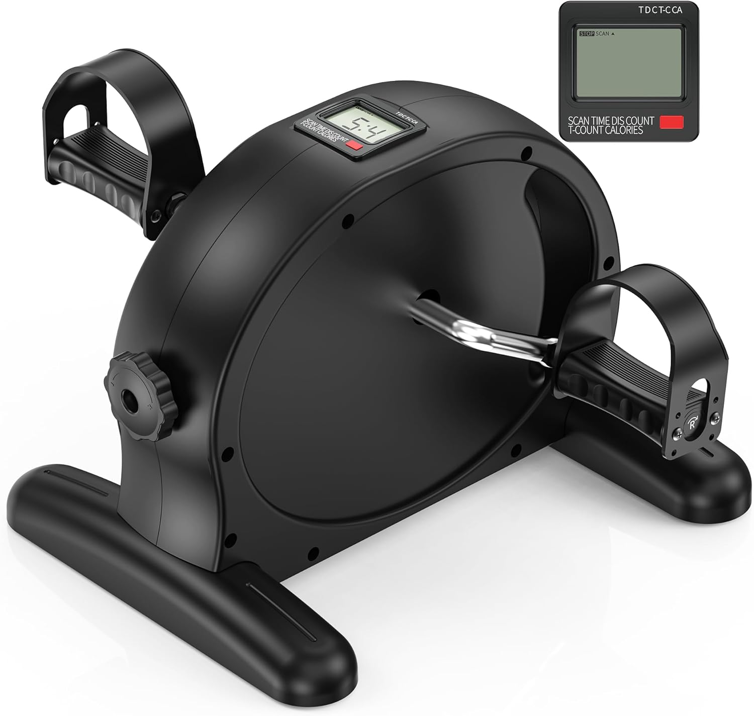 Padel Exerciser Mini Exercise Bike for Leg and Arm Cycling, Warm Up Exercise