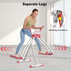 HOTWAVE Air Walker Exercise Machine, Home Space Walker Aerobic Stepper, Foldable Elliptical for Small Spaces – Cross Trainer Glider Exercise Machine for Men and Women Fitness Equipment