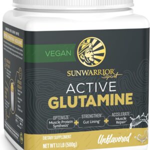 L-Glutamine Powder Glutamine Supplement Support Muscle Recovery Gut Health Support Reduce Soreness Amino Acids Boost Protein Synthesis Accelerates Recovery Post-Workout 100 Servings Unflavored