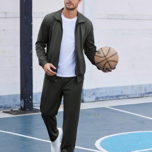 COOFANDY Men’s Tracksuits Casual Sweatsuit 2 Piece Full Zip Athletic Jogging Suit Sets Sport Sweat Suit